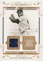 2021 Panini Flawless Legendary Materials #LM-JR Jackie Robinson Gold Baseball Card