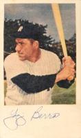 1999 Hall of Fame Autographs # Yogi Berra Postcard Baseball Card