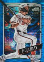 2024 Topps Chrome Cosmic #7 Jackson Holliday Blue Moon Refractor Baseball Card