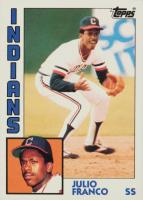 1984 Topps Tiffany #48 Julio Franco Baseball Card
