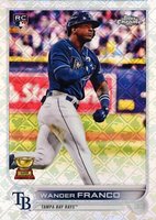 2022 Topps Chrome Logofractor Edition #80 Wander Franco Baseball Card