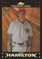 2007 Topps Chrome #287 Josh Hamilton Refractor Baseball Card