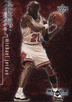 1998 Upper Deck Black Diamond #10 Michael Jordan Double Basketball Card