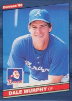1986 Donruss #66 Dale Murphy Baseball Card