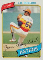 1980 Topps #50 J.R. Richard Baseball Card