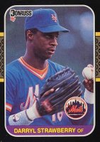1987 Donruss #118 Darryl Strawberry Baseball Card