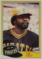 1981 Topps #332 Lee Lacy Double print Baseball Card