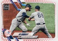 2021 Topps #646 New York Yankees Independence Day Baseball Card