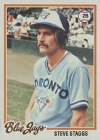 1978 Topps #521 Steve Staggs Baseball Card