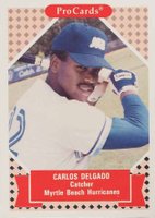1991 Procards Tomorrows Heroes #170 Carlos Delgado Baseball Card