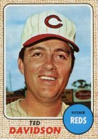 1968 Topps #48 Ted Davidson Baseball Card