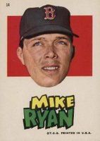 1967 Topps Red Sox Stickers #14 Mike Ryan Baseball Card