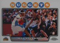 2008 Topps Chrome #3 Allen Iverson Refractor Basketball Card