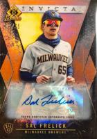 2021 Bowman Draft Bowman Invicta #BI14 Sal Frelick Autograph-Orange Refractor Baseball Card