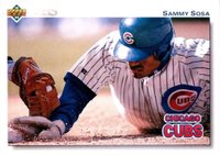 1992 Upper Deck #723 Sammy Sosa Baseball Card