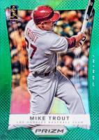 2012 Panini Prizm #50 Mike Trout Green Prizm Baseball Card