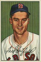 1952 Bowman #153 Fred Hatfield Baseball Card