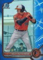 2022 Bowman Chrome Prospects #BCP29 Adley Rutschman Blue Refractor Baseball Card