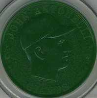 1959 Armour Coins # Johnny Antonelli Baseball Card