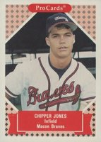 1991 Procards Tomorrows Heroes #190 Chipper Jones Baseball Card