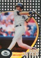 1998 Topps Tek #14 Derek Jeter Pattern 41 Baseball Card