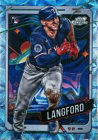 2024 Topps Chrome Cosmic #139 Wyatt Langford Nucleus Refractor Baseball Card