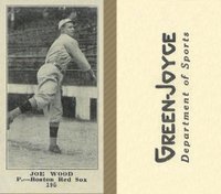 1916 Green-Joyce #195 Joe Wood Baseball Card