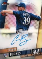 2019 Finest Autographs #FA-CB Corbin Burnes Baseball Card