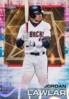 2021 Bowman's Best #39 Jordan Lawlar Gold Lava Refractor Baseball Card
