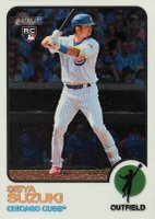 2022 Topps Heritage #505 Seiya Suzuki Chrome Baseball Card