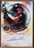 2022 Bowman Transcendent Collection Autographs #DD Danny de Andrade Baseball Card