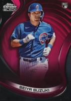 2022 Topps Chrome Black #14 Seiya Suzuki Magenta Refractor Baseball Card