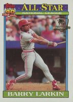 1991 Topps Desert Shield #400 Barry Larkin Baseball Card