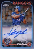 2024 Topps Chrome Chrome Legends Autographs #CLAAB Adrian Beltre Baseball Card