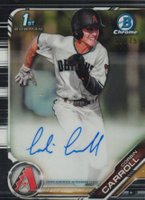 2019 Bowman Draft Chrome Draft Picks Autograph #CDACC Corbin Carroll Black Refractor Baseball Card