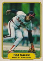 1982 Fleer #455 Rod Carew Baseball Card