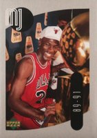 1998 Upper Deck International MJ Stickers #30 Michael Jordan Basketball Card