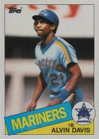 1985 Topps #145 Alvin Davis Baseball Card