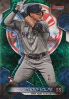2023 Bowman's Best #42 Anthony Volpe Green Mini Diamond Refractor Baseball Card