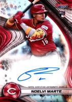 2024 Bowman's Best Best of 2024 Autographs #B24NM Noelvi Marte Refractor Baseball Card