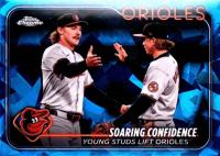 2024 Topps Chrome Sapphire Update Series #285 Gunnar Henderson/Jackson Holliday Baseball Card