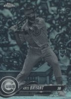 2018 Topps Chrome #50 Kris Bryant Batting-Negative Refractor Baseball Card