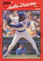 1990 Donruss Aqueous Test #223 Andre Dawson Baseball Card