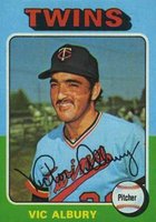 1975 Topps Mini #368 Vic Albury Baseball Card