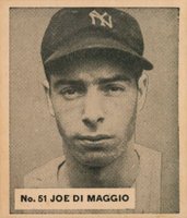 1936 Goudey World Wide Gum  #51 Joe DiMaggio Baseball Card