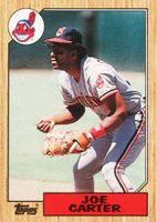 1987 Topps #220 Joe Carter Baseball Card