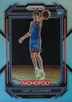2022 Panini Prizm Monopoly #63 Chet Holmgren Light Blue Basketball Card