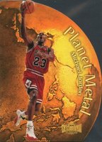 1998 Metal Universe Planet Metal #1 Michael Jordan Basketball Card