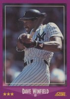 1988 Score Glossy #55 Dave Winfield Baseball Card