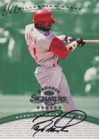 1997 Donruss Signature Millennium Marks # Barry Larkin Baseball Card